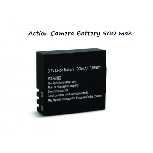 Action Camera Battery 900 mah